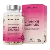 Aavalabs Vitamin B Komplex hochdosiert | Vegan, mit B12, B6, B1, B9 uvm. | 6-Monats-Vorrat| Outlet