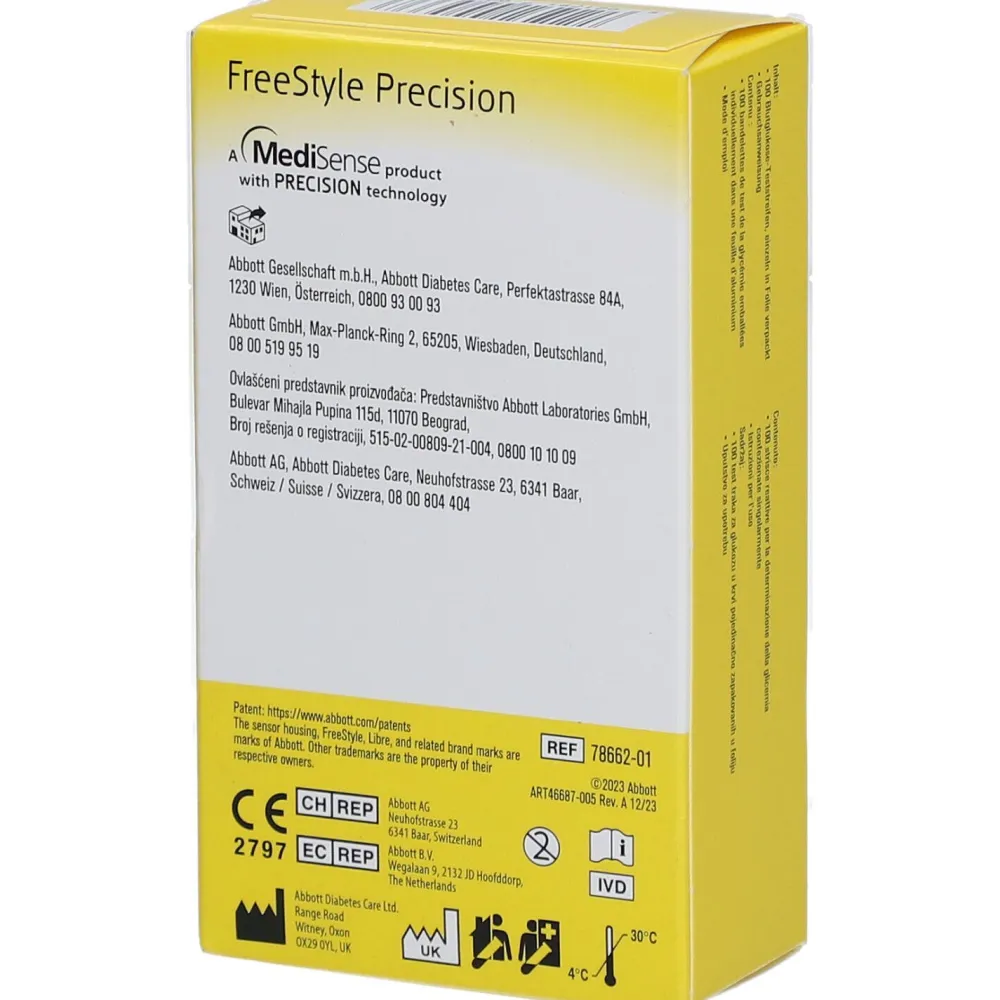 Abbott FreeStyle Precision Blutzucker-Teststreifen| Discount