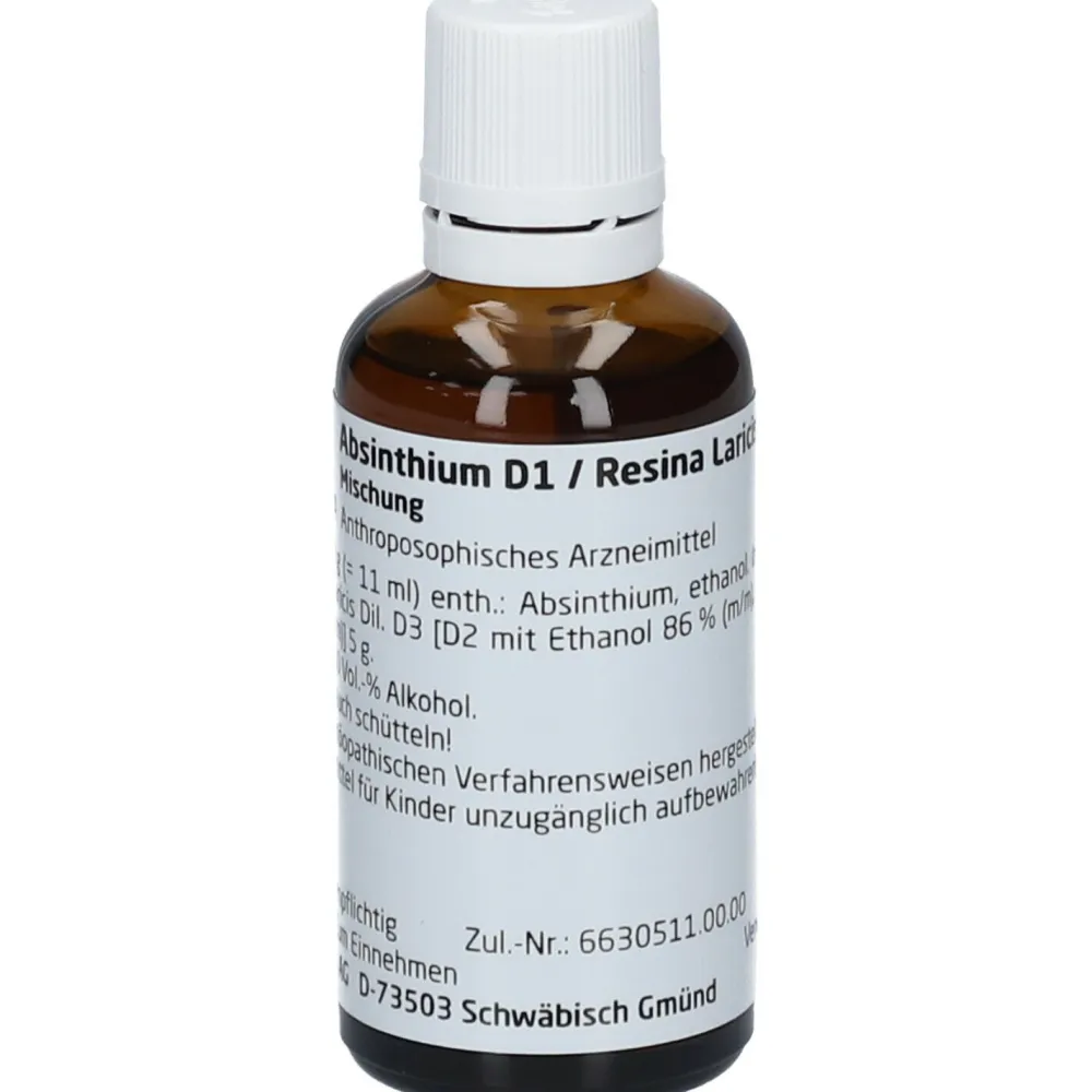 Absinthium D1 Resina Laricis D3 aa Dilution|WELEDA Online