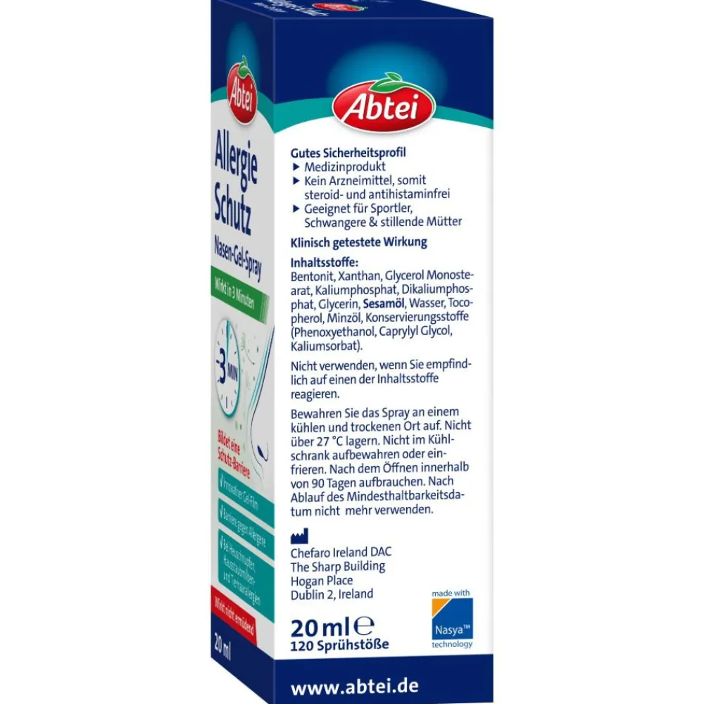 Allergie Schutz Nasen-Gel-Spray|Abtei Online