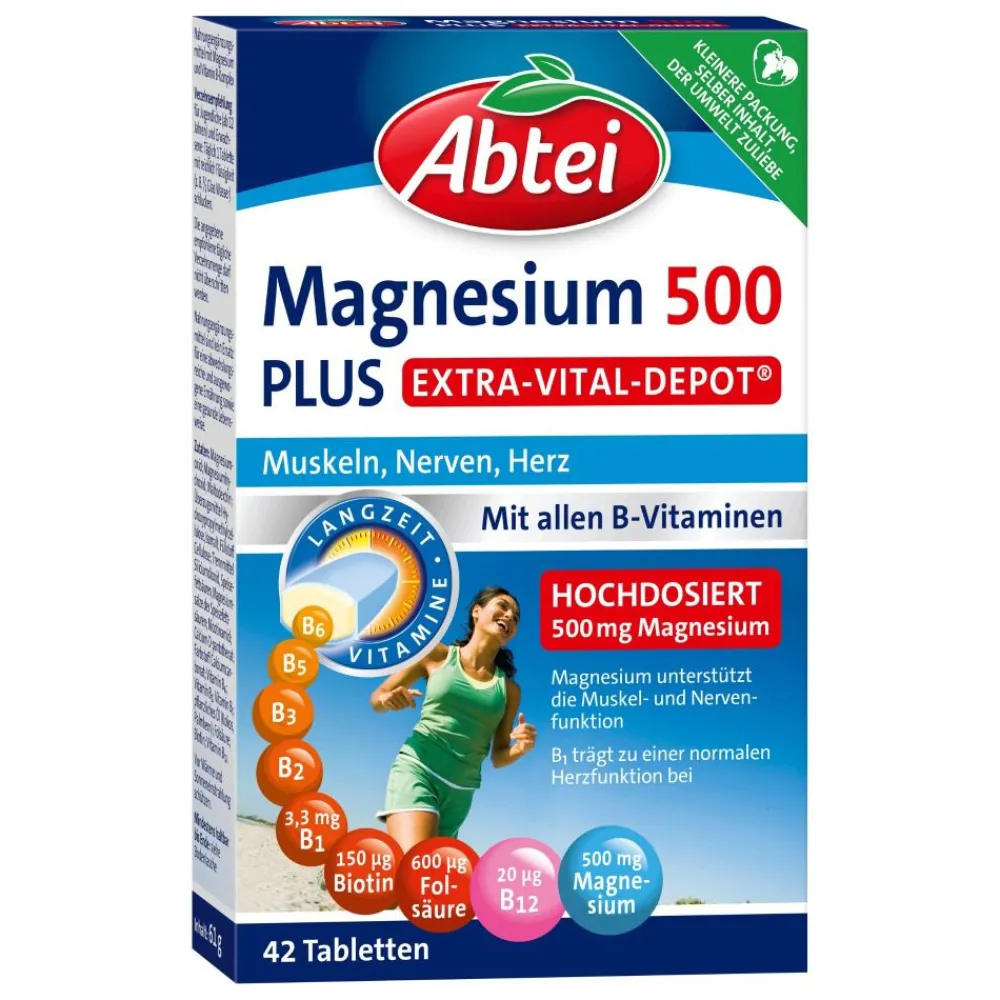 Magnesium 500 Plus Extra-Vital-Depot>Abtei Online