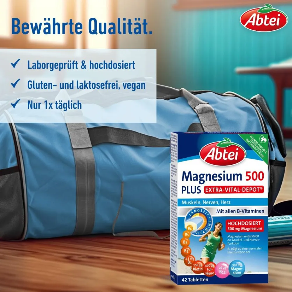 Magnesium 500 Plus Extra-Vital-Depot>Abtei Online
