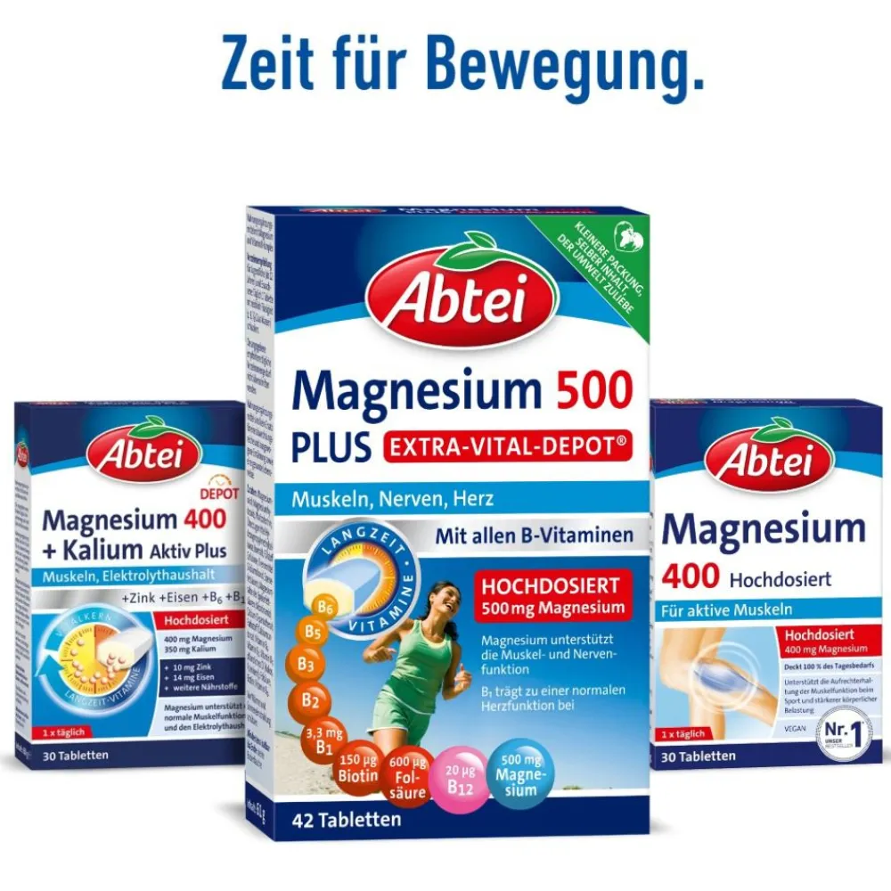 Magnesium 500 Plus Extra-Vital-Depot>Abtei Online