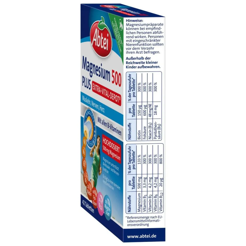 Magnesium 500 Plus Extra-Vital-Depot>Abtei Online