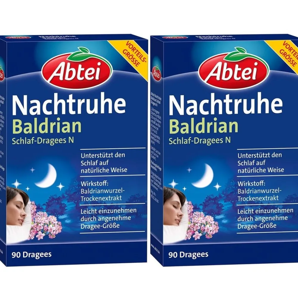 Abtei Nachtruhe Baldrian Schlaf-Dragees N> Best