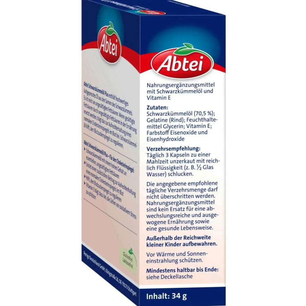 Schwarzkümmelöl Plus|Abtei New