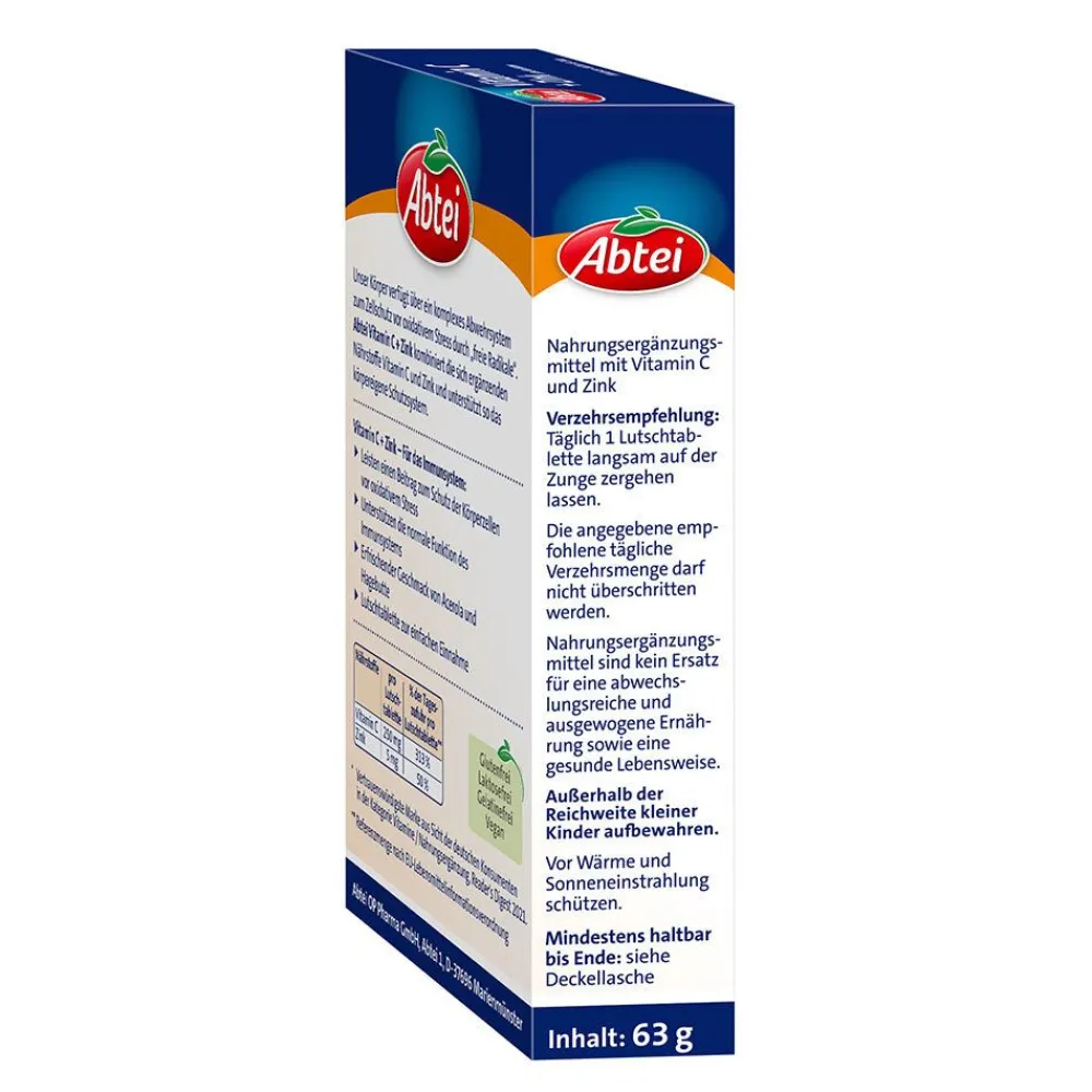 Vitamin C + Zink|Abtei Discount