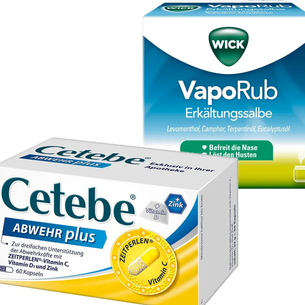 Abwehrset VapoRub + Cetebe® ABWEHR plus>WICK New