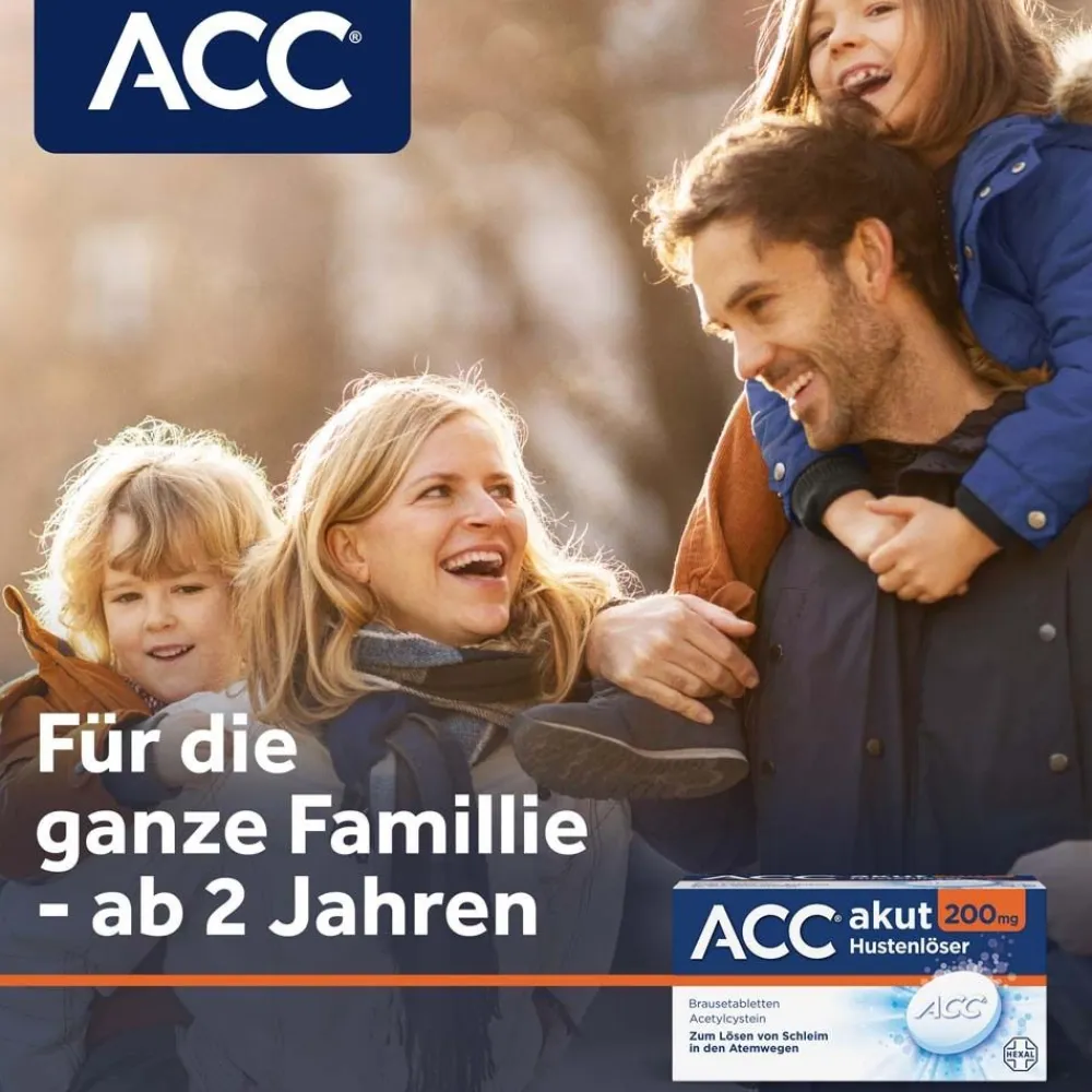 ® akut 200 mg bei Husten - Schleimlöser für die ganze Familie, ab 2 Jahren>ACC Clearance