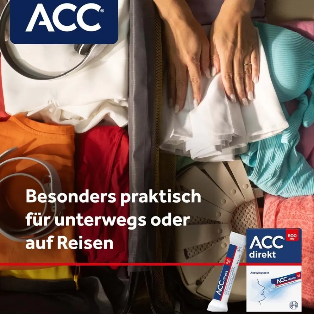 ® direkt 600 mg bei Husten - als Direkt-Stick für unterwegs, nur 1 x täglich|ACC New