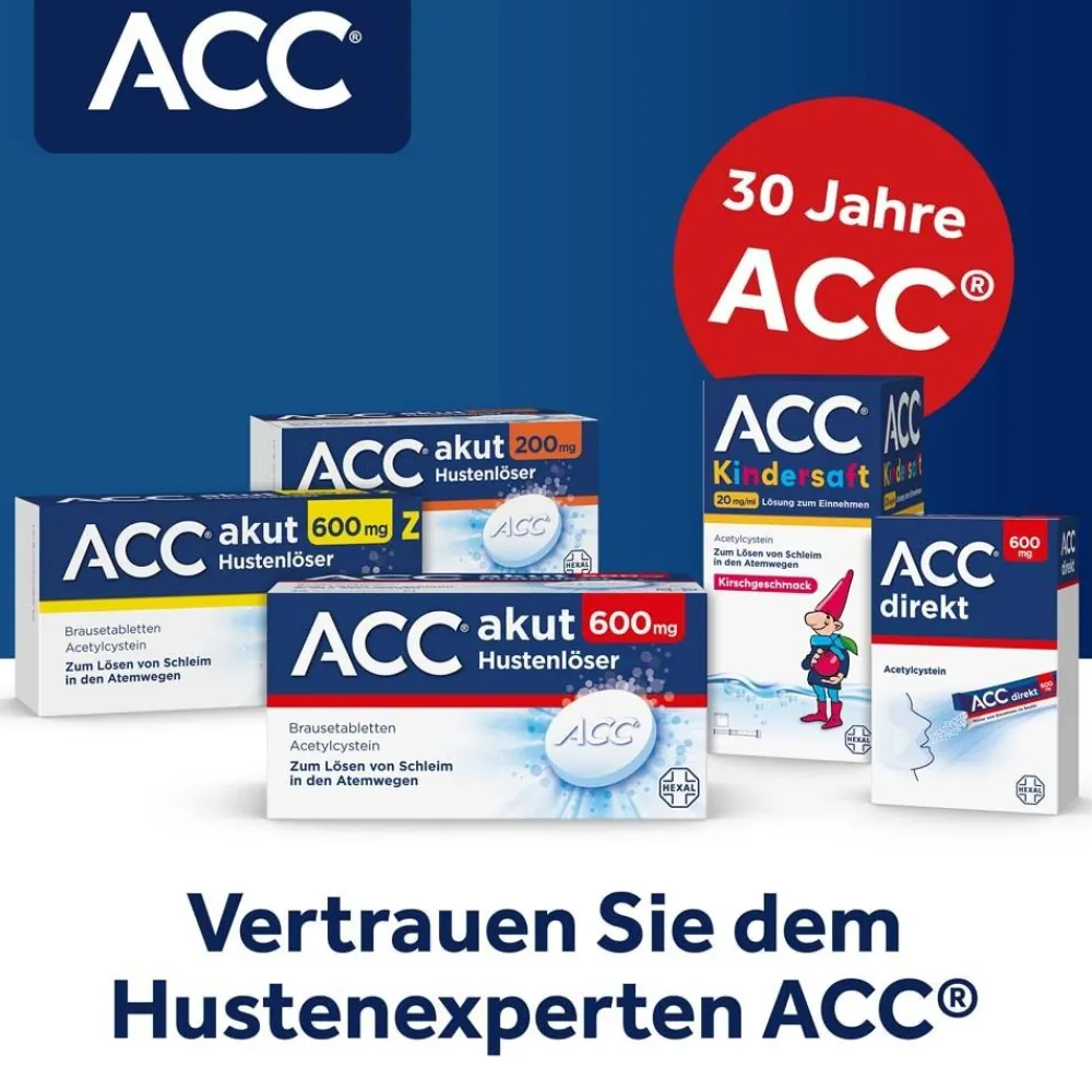 ® direkt 600 mg bei Husten - als Direkt-Stick für unterwegs, nur 1 x täglich|ACC New