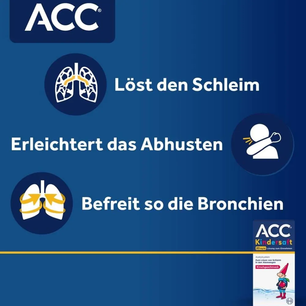 ® Kindersaft - Hustensaft für Kinder ab 2 Jahren mit leckerem Kirschgeschmack>ACC Sale