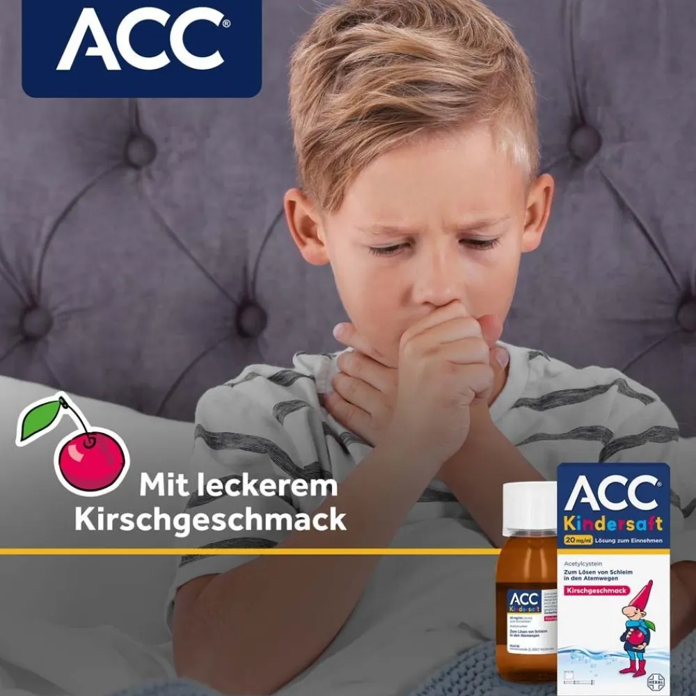 ® Kindersaft - Hustensaft für Kinder ab 2 Jahren mit leckerem Kirschgeschmack>ACC Sale