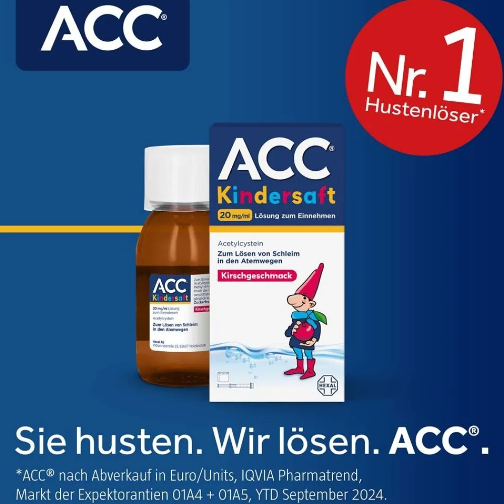 ® Kindersaft - Hustensaft für Kinder ab 2 Jahren mit leckerem Kirschgeschmack>ACC Sale