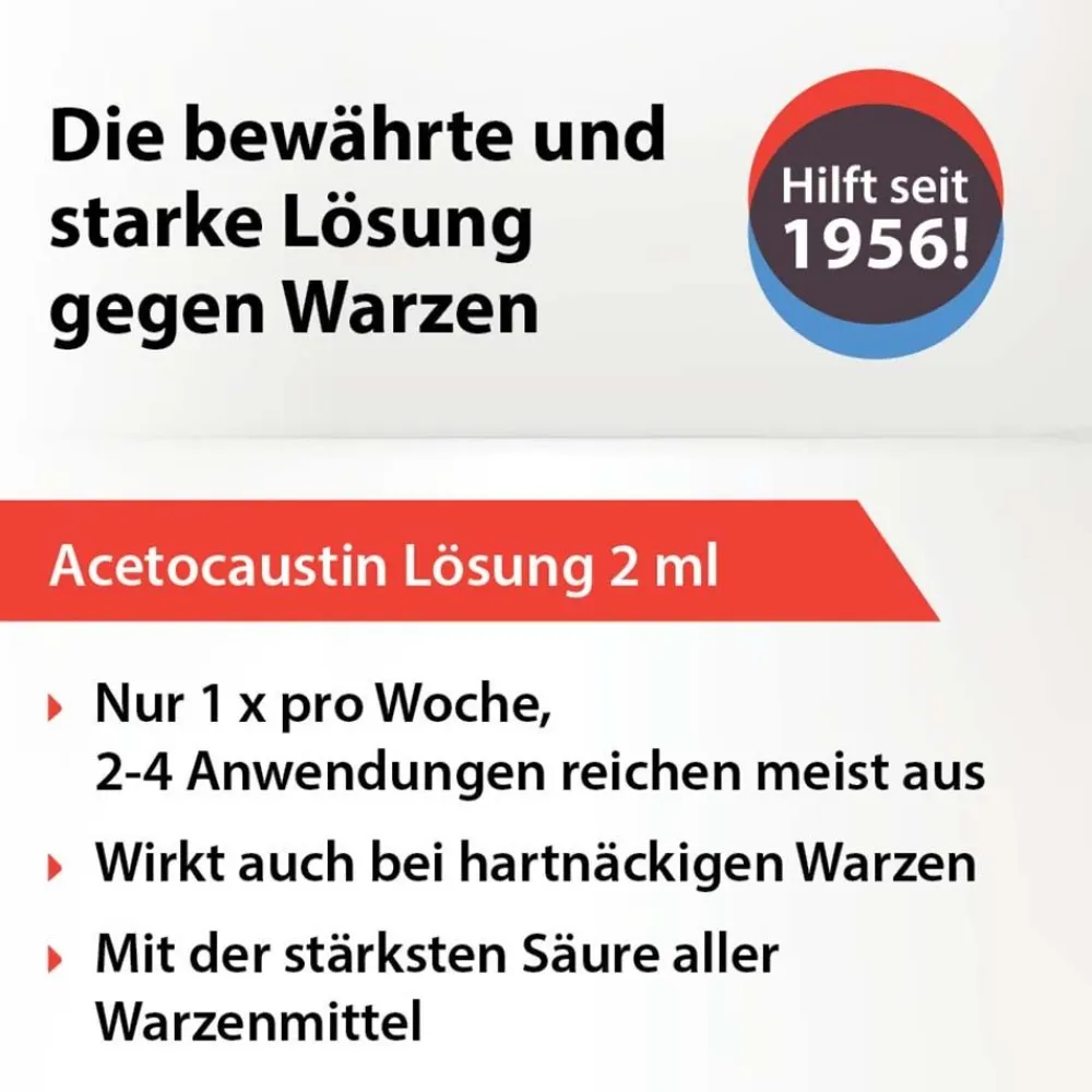 Acetocaustin Lösung Warzenmittel> New