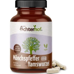 Achterhof Mönchspfeffer + Yamswurzel Kapseln|vom Achterhof Clearance