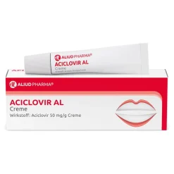 Aciclovir AL Creme bei Lippenherpes|Aliud Sale