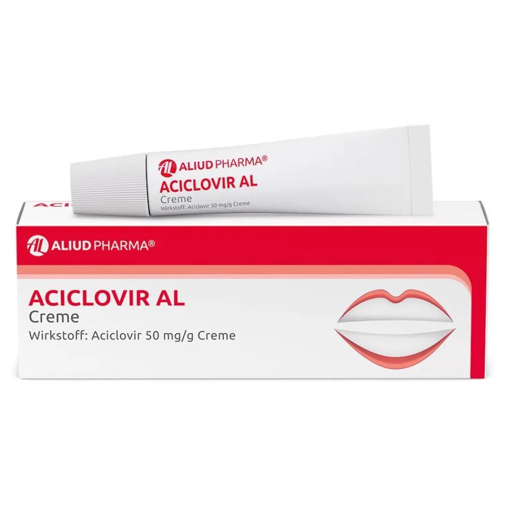 Aciclovir AL Creme bei Lippenherpes|Aliud Sale
