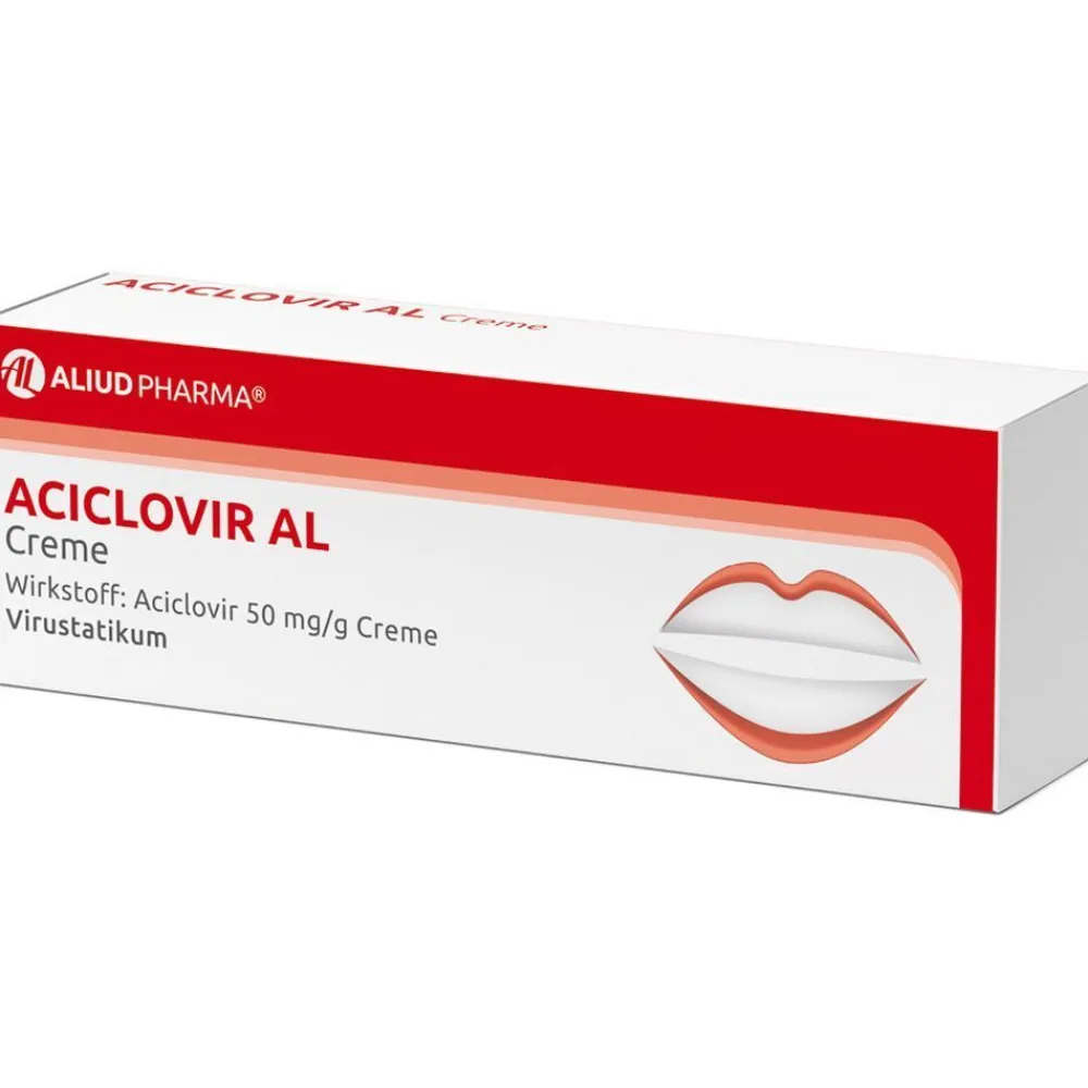 Aciclovir AL Creme bei Lippenherpes|Aliud Sale