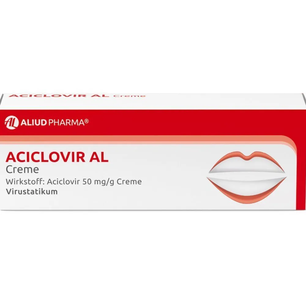 Aciclovir AL Creme bei Lippenherpes|Aliud Sale