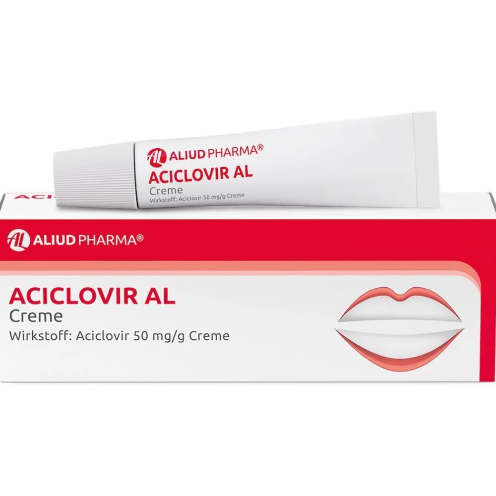 Aciclovir AL Creme bei Lippenherpes|Aliud Sale