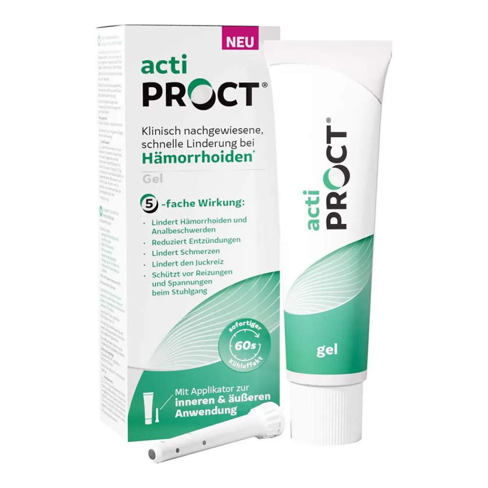 ActiProct Gel - Behandlung von Hämorrhoiden – Kühlendes Gel zur Behandlung von Hämorrhoiden| New