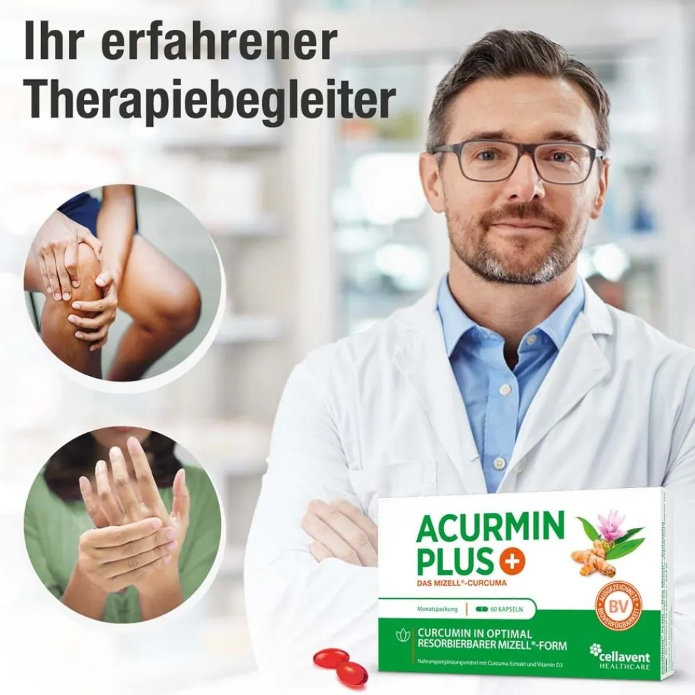Acurmin PLUS – 185x bessere Curcumin Aufnahme>