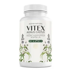 Adema Natural® Mönchspfeffer Kapseln für Frauen | weibliche Balance & Sinnlichkeit| Discount
