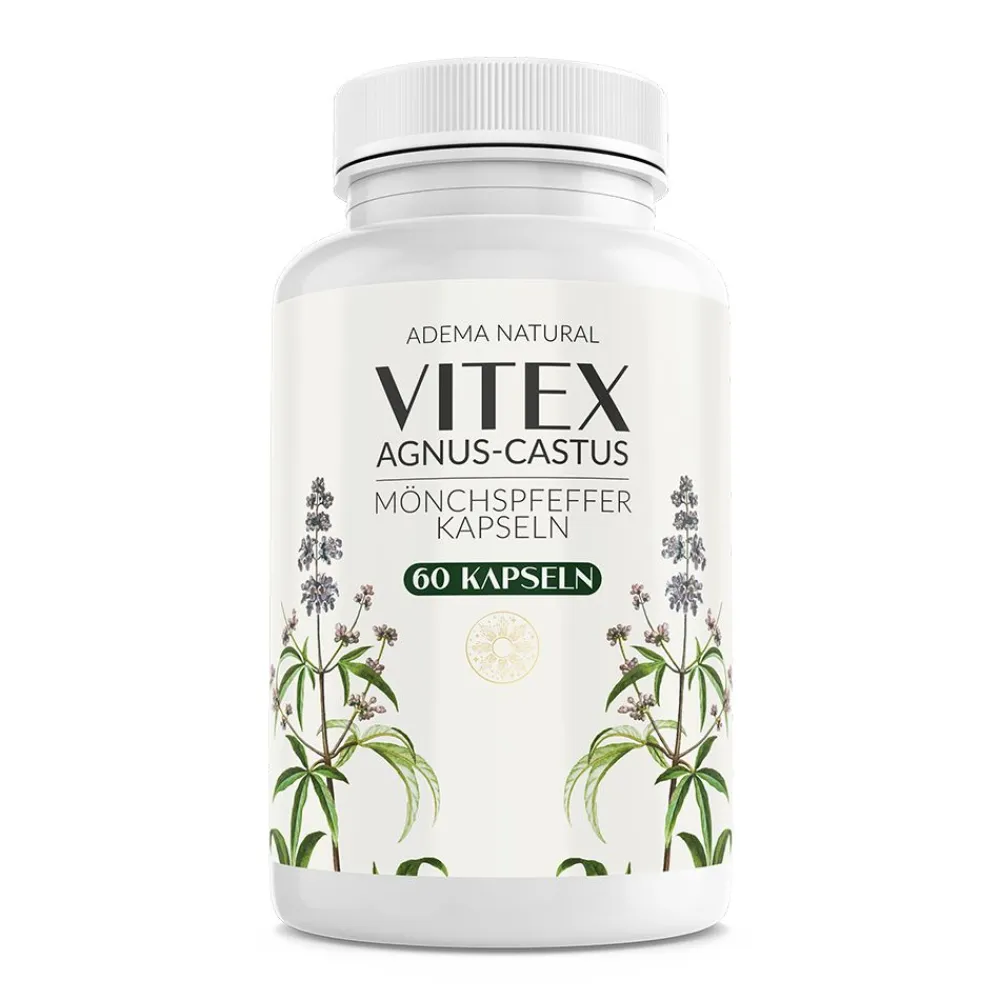 Adema Natural® Mönchspfeffer Kapseln für Frauen | weibliche Balance & Sinnlichkeit| Discount