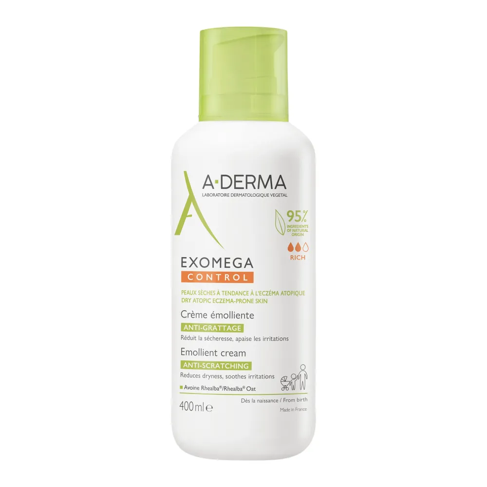 EXOMEGA Control Creme für zu Neurodermitis neigende Haut|A-Derma Hot