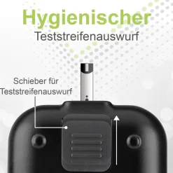 adia Blutzuckermessgerät (mmol/L) + 60 Teststreifen + 110 Lanzetten|diabetikerbedarf Discount