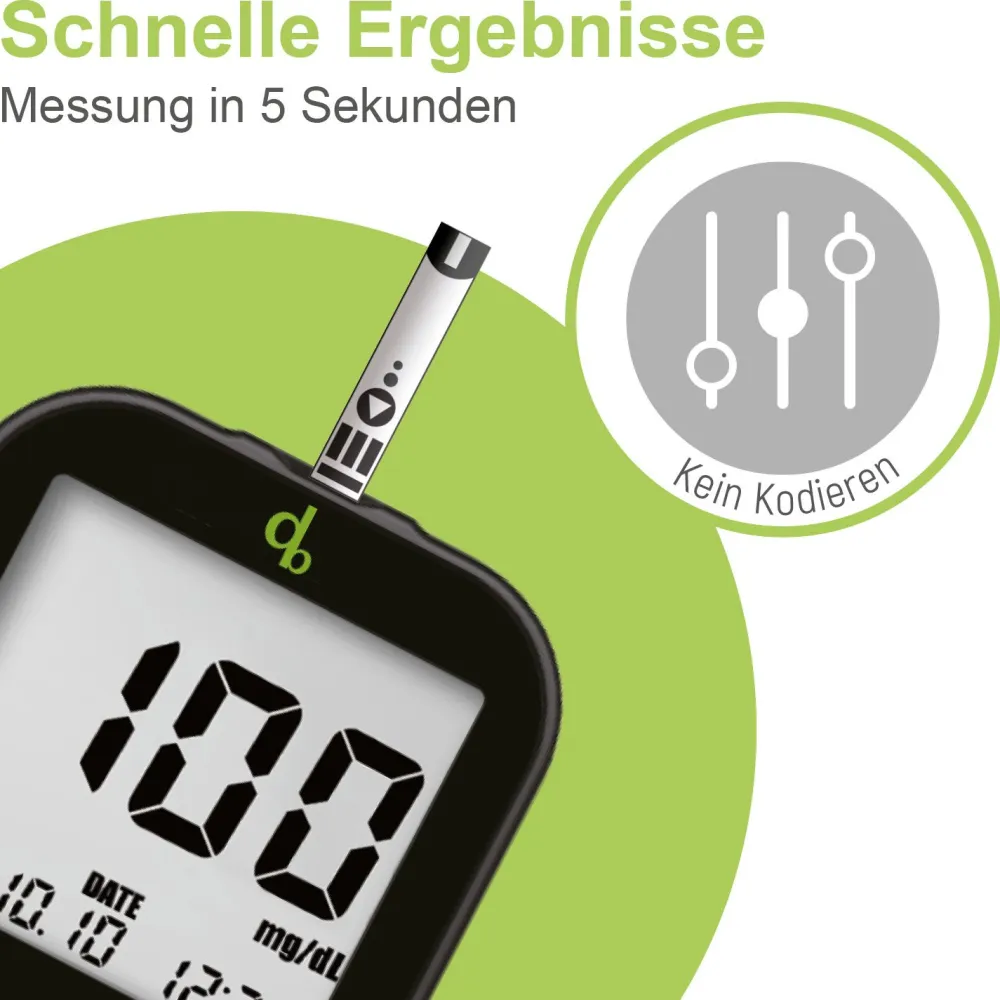 adia Blutzuckerteststreifen, 100 Stück|diabetikerbedarf Hot