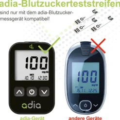 adia Blutzuckerteststreifen, 150 Stück|diabetikerbedarf Best