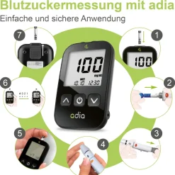 adia Blutzuckerteststreifen, 150 Stück|diabetikerbedarf Best