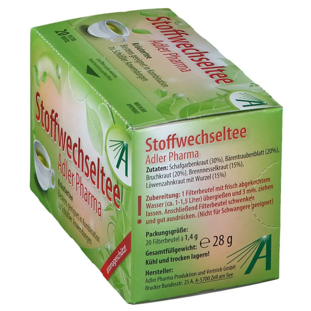 Stoffwechseltee|Adler Pharma
