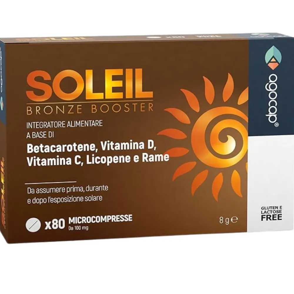 Agocap – Beta-Carotin Bräunungskapseln – Sonnenbräune Komplex mit Lycopin, Kupfer, Selen & Vitaminen> Hot