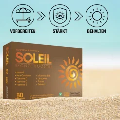 Agocap – Beta-Carotin Bräunungskapseln – Sonnenbräune Komplex mit Lycopin, Kupfer, Selen & Vitaminen><noscript><img width=
