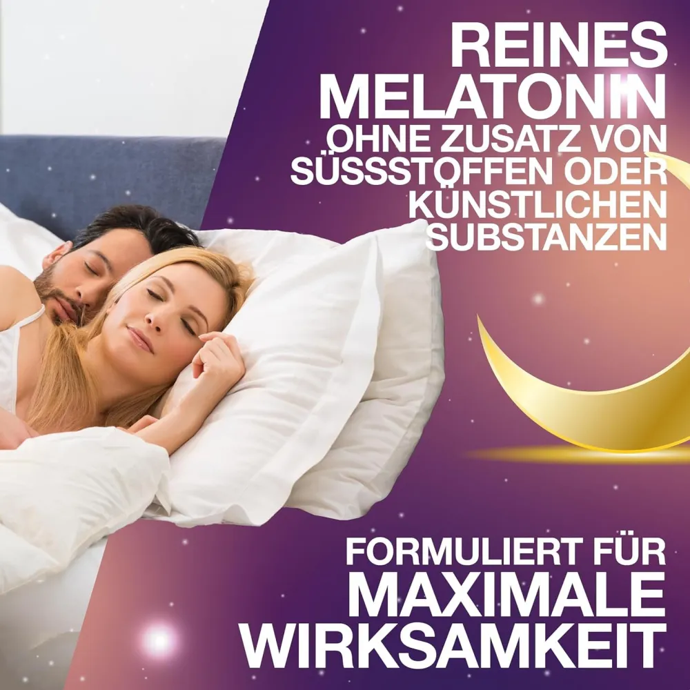 Agocap – Melatonin Tabletten Strong – Schlaf Komplex für Einschlafen & Jetlag – 360 Tabletten Vorrat| Hot
