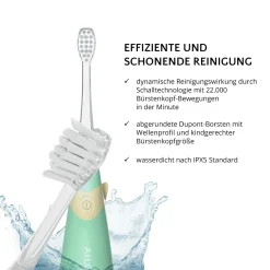 BUBBLE BRUSH Kinder-Schallzahnbürste|AILORIA Hot