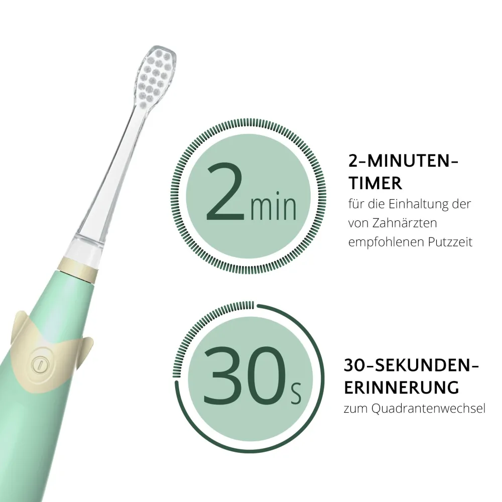 BUBBLE BRUSH Kinder-Schallzahnbürste|AILORIA Hot