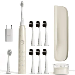 SHINE BRIGHT SET USB-Schallzahnbürste|AILORIA Discount