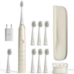 SHINE BRIGHT SET USB-Schallzahnbürste|AILORIA Discount