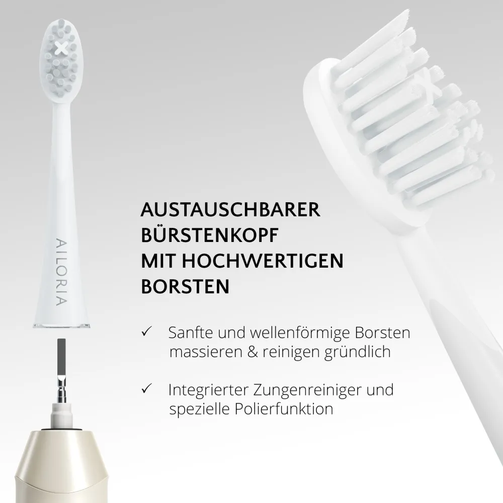 SHINE BRIGHT USB-Schallzahnbürste|AILORIA Best