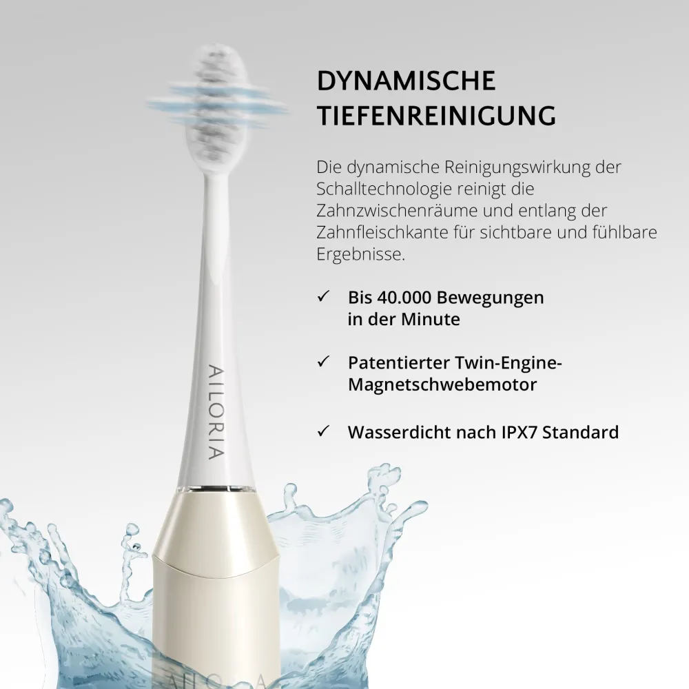 SHINE BRIGHT USB-Schallzahnbürste|AILORIA Best