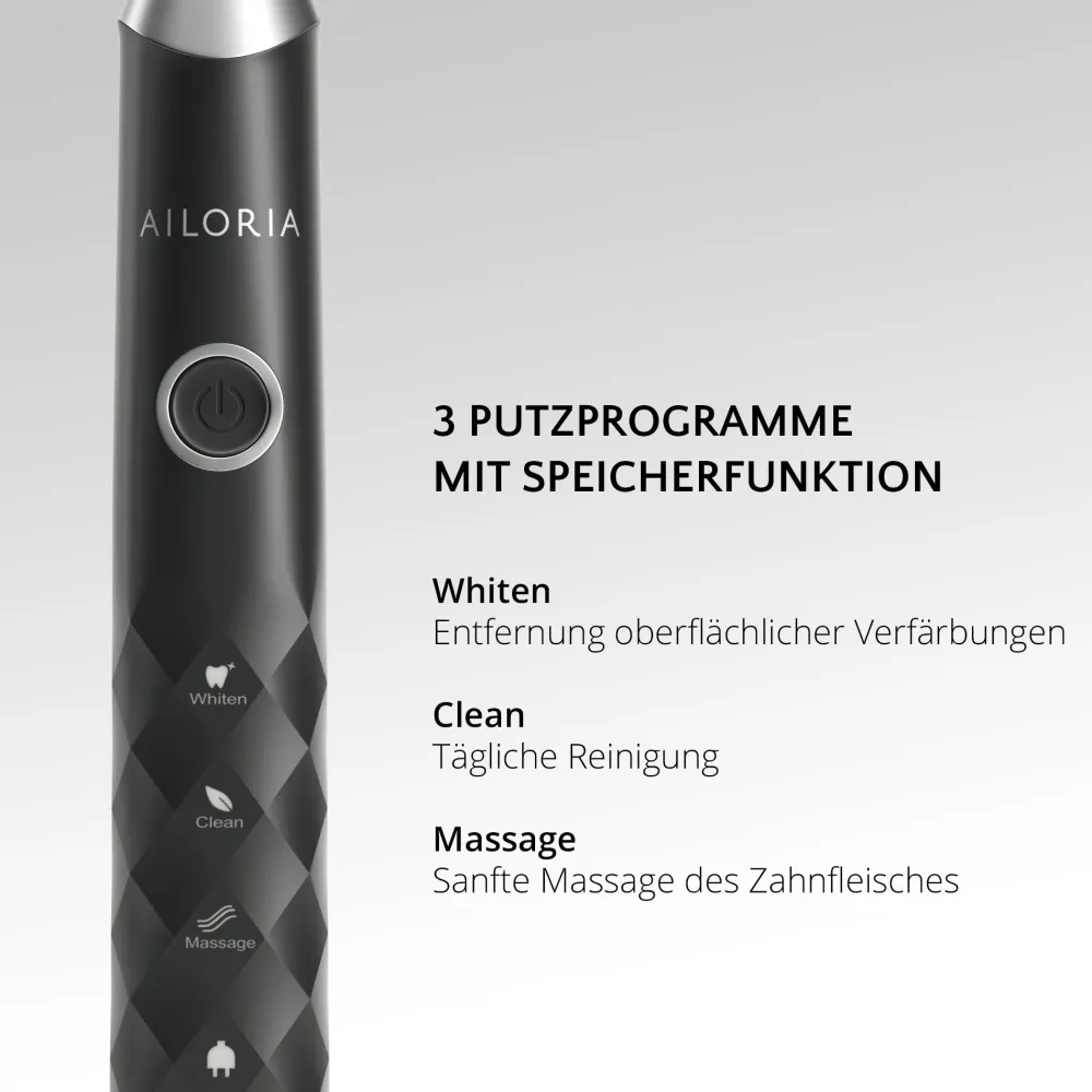 SHINE BRIGHT USB-Schallzahnbürste|AILORIA Discount