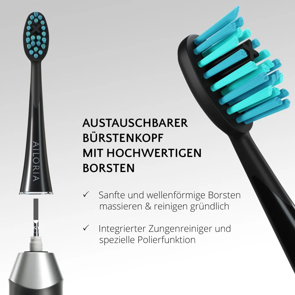 SHINE BRIGHT USB-Schallzahnbürste|AILORIA Discount