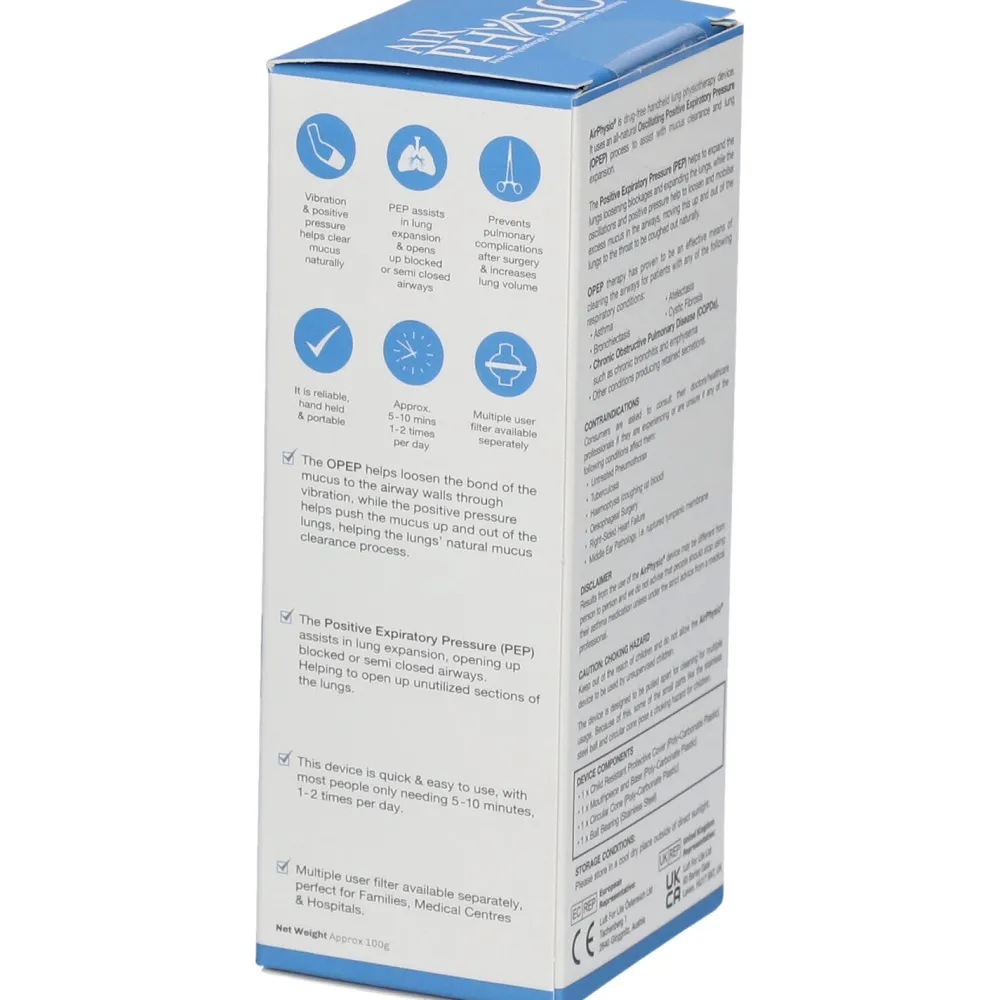 AIRPHYSIO Gerät bei geringer Lungenkapazität> Discount