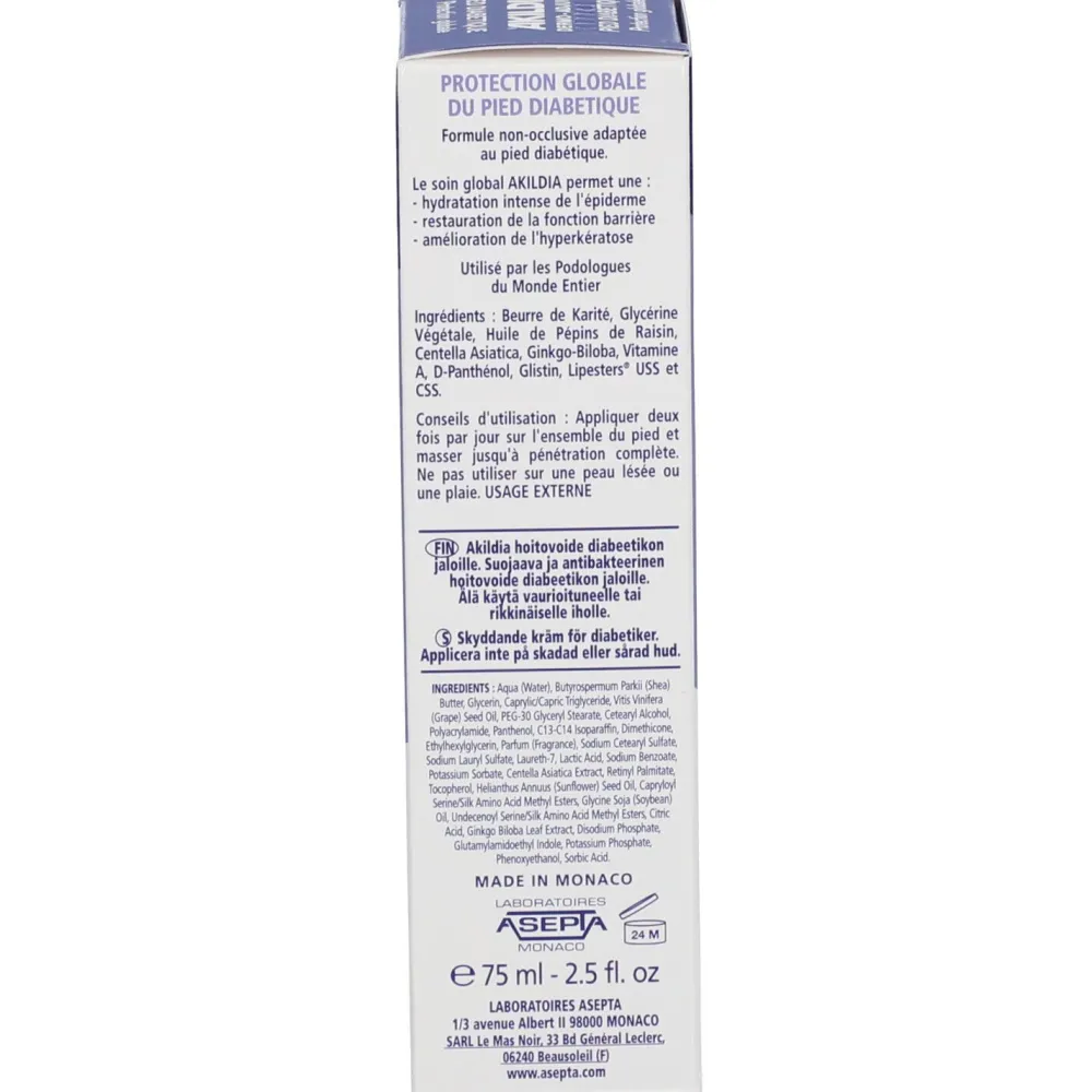Akildia Fuß Schutzcreme für Diabetiker| Discount