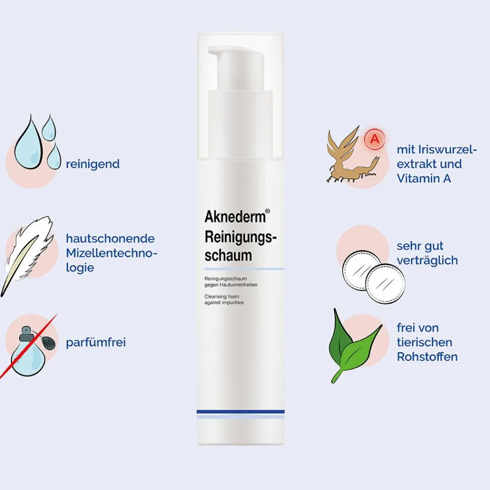 ® Reinigungsschaum|Aknederm Discount