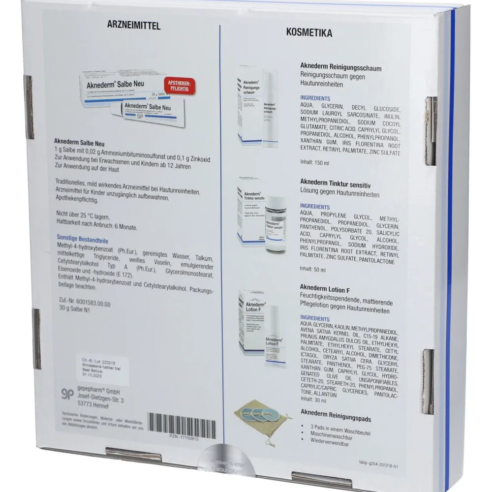 ® Salbe Neu Kombiset für empfindliche Haut>Aknederm New